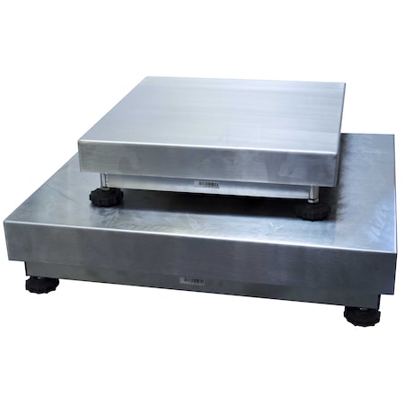 NTEP Weighing Base, 500 Lb Capacity, 24x24, Legal For Trade, SS Base, SS Pillar Included